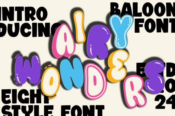 Airy Wonders: Bringing Playful Balloon Typography to Life