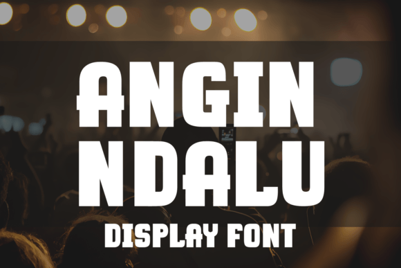 Angin Ndalu: Blending Modern Boldness with Javanese Cultural Heritage in Typography