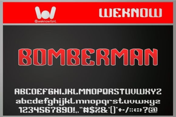 Bomberman Font: A Futuristic Design Tool