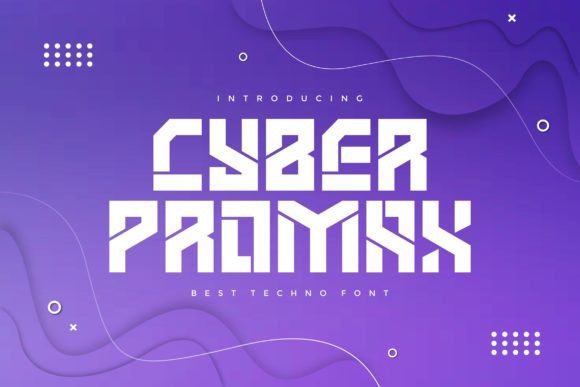 Cyber Promax: A Modern Display Font for Bold Visual Communication