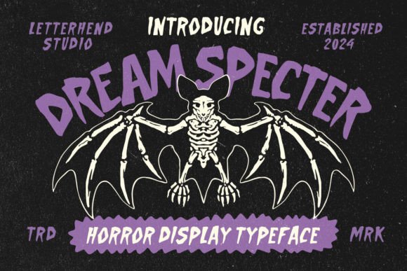 Dream Specter: Elevating Horror and Thriller Design with Atmospheric Typography