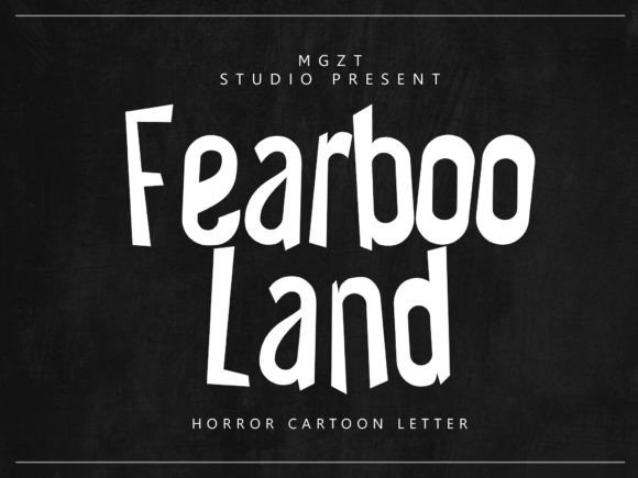 Fearboo Land: Whimsical Horror Typography for Bold Brands
