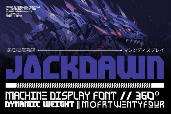 Jackdawn: The Future of Machine Display Typography