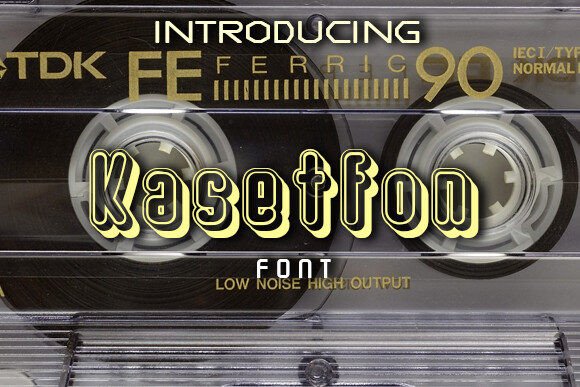 Kasetfon: The Modern Groovy Font for Bold Designs