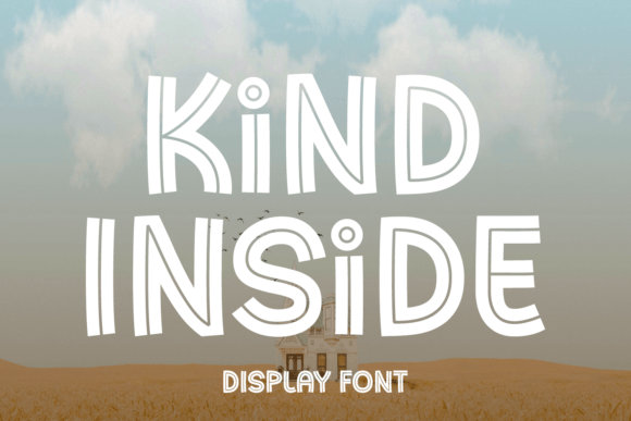 Kind Inside: A Minimalist Display Font for Modern Design