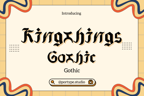 Kingthings Gothic: A Bold Typeface Guide