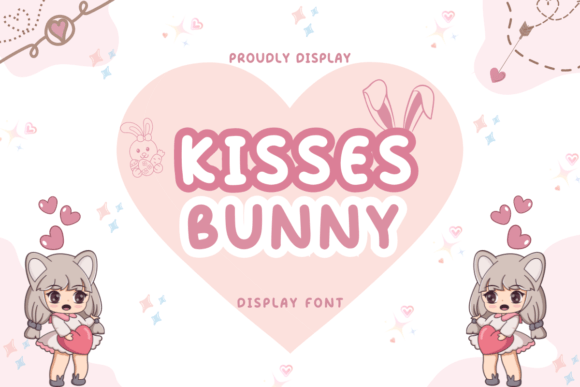 Kisses Bunny: A Playful Display Font for Creative Craft Projects