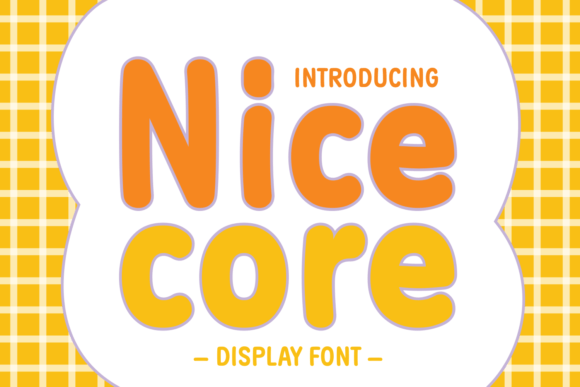 Nice Core: A Simple Display Font for Modern Design
