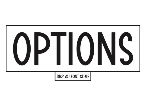 Options: A Festive Typeface for Holiday Design Projects