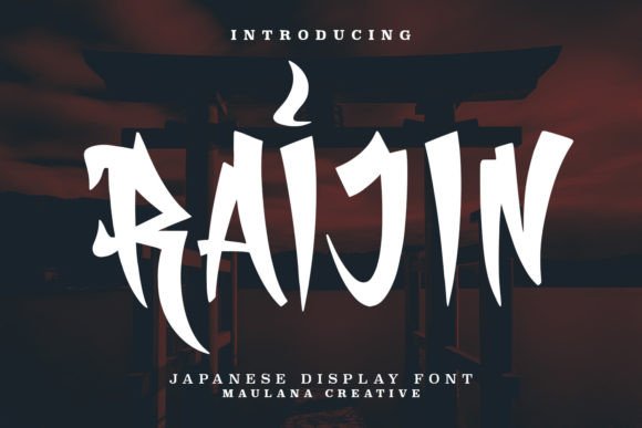 Raijin Font: Harnessing the Power of Japanese Calligraphy in Modern Design