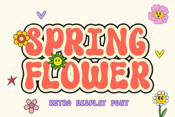 Reviving Retro Charm: A Deep Dive into the Spring Flower Font