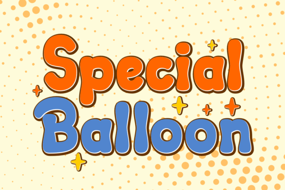 Special Balloon: A Modern Display Font for Bold Branding