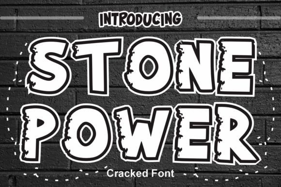 Stone Power: Evaluating a Bold, Cracked Typeface for Modern Design Projects