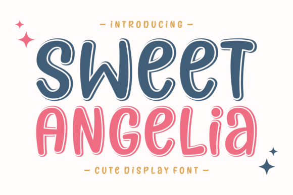 Sweet Angelia: Bringing Whimsy and Bold Charm to Your Design Projects
