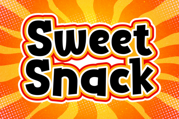 Sweet Snack: Integrating Playful Typography into Professional Design Workflows