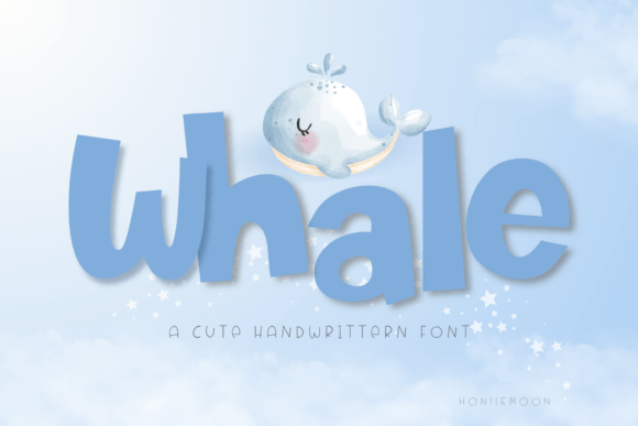Whale: A Fun Display Font for Bold Designs