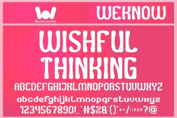 Wishful Thinking: A Typographic Gateway to Imagination